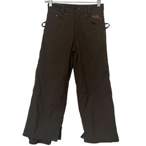 BURTON SKI/SNOWBOARD BROWN PANTS SIZE MEDIUM